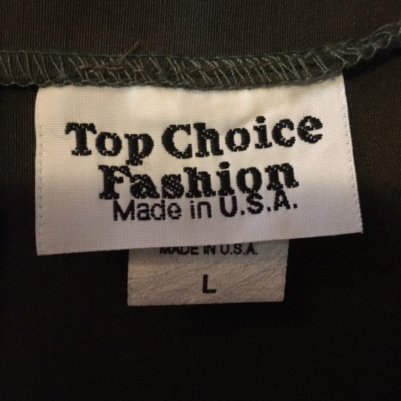 Top Choice Fashion Dark Green Stretch Pencil Skirt - Picture 3 of 4